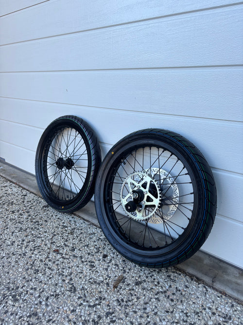 17" Super Motard Street Wheel Kit for SurRon LBX, E-Ride Pro SS, Talaria