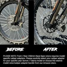 250mm Front and Rear Brake Rotor Kit for SurRon Light Bee and Talaria Sting - Pre Order